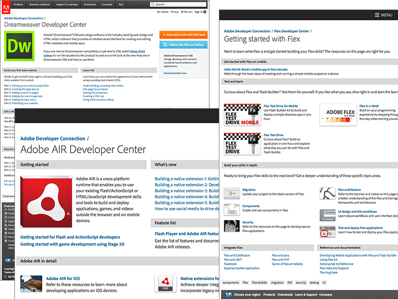 Screenshots: ADC collage
